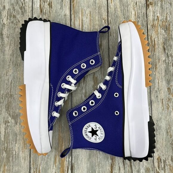 Converse Run Star Hike Canvas Platform Active Sneakers Shoes Size 10 - Picture 3 of 11